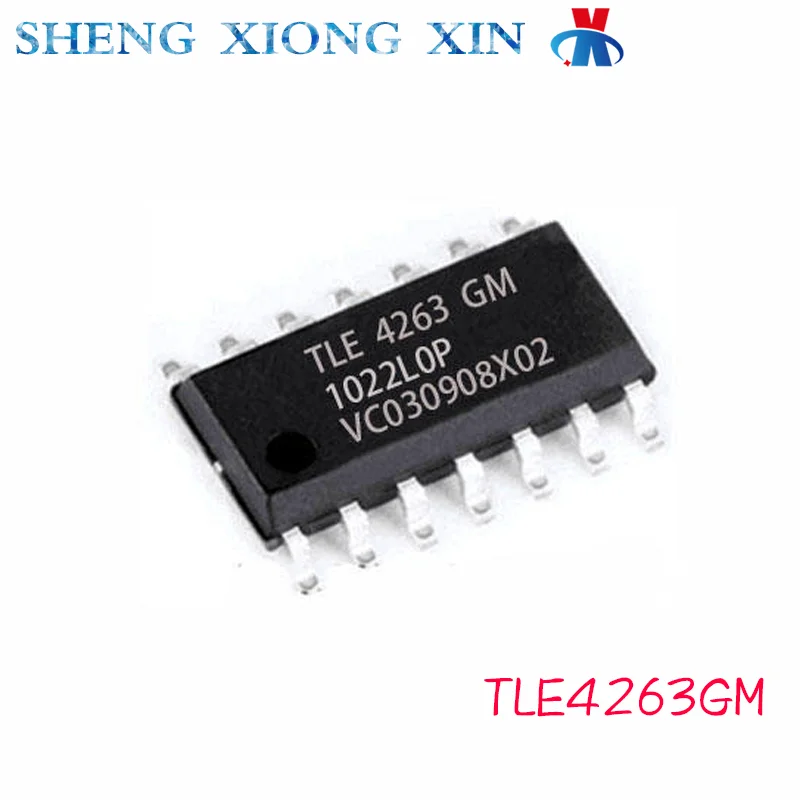 

10pcs/Lot TLE4263GM SOP-14 Linear Voltage Regulator Chips TLE4263 4263 Integrated Circuit