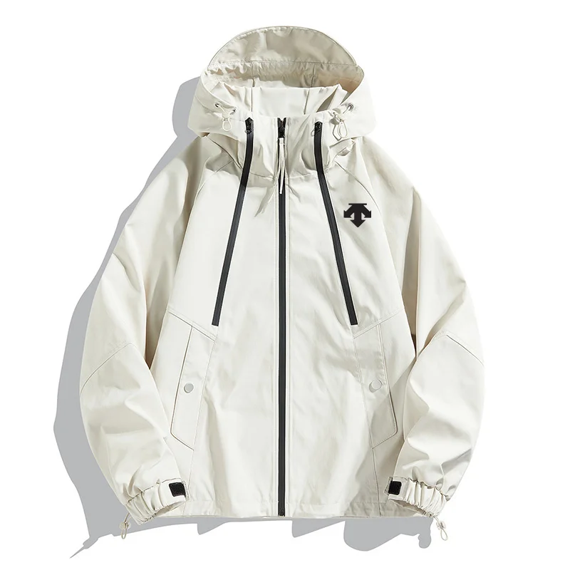 Куртки DESCENTE ткань высокого качества против морщин комфортный дышать Мода Тонкая