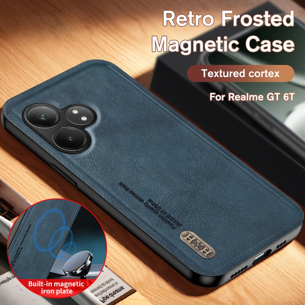 RealmeGT6 GT6T GTNeo6SE GTNeo6 Магнитный чехол для телефона Realme GT 6T/GT 6/GT Neo6 SE/GT задняя крышка