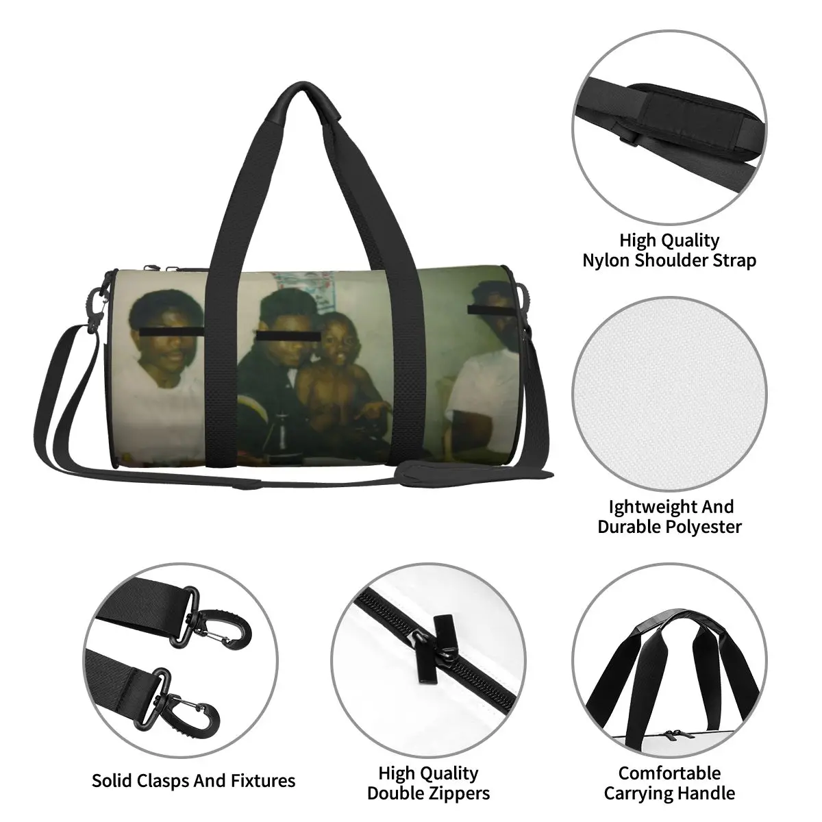 Good Kid Maad City Спортивные сумки kendrick lamar рэп Тренировочная спортивная сумка Большие