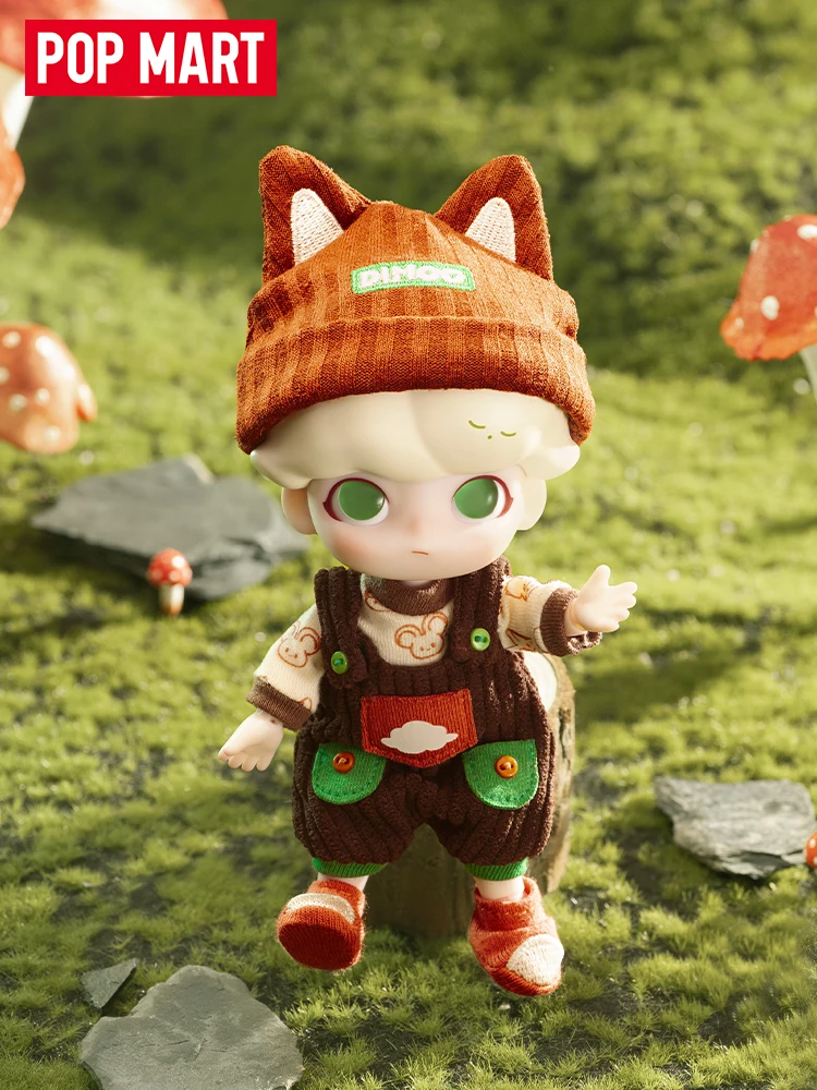 

POP MART DIMOO Forest Little Fox 14cm/1PCS Blind Box Toy Kawaii Doll Action Figure Toys Surprise Birthdat Model Toys Mystery Box