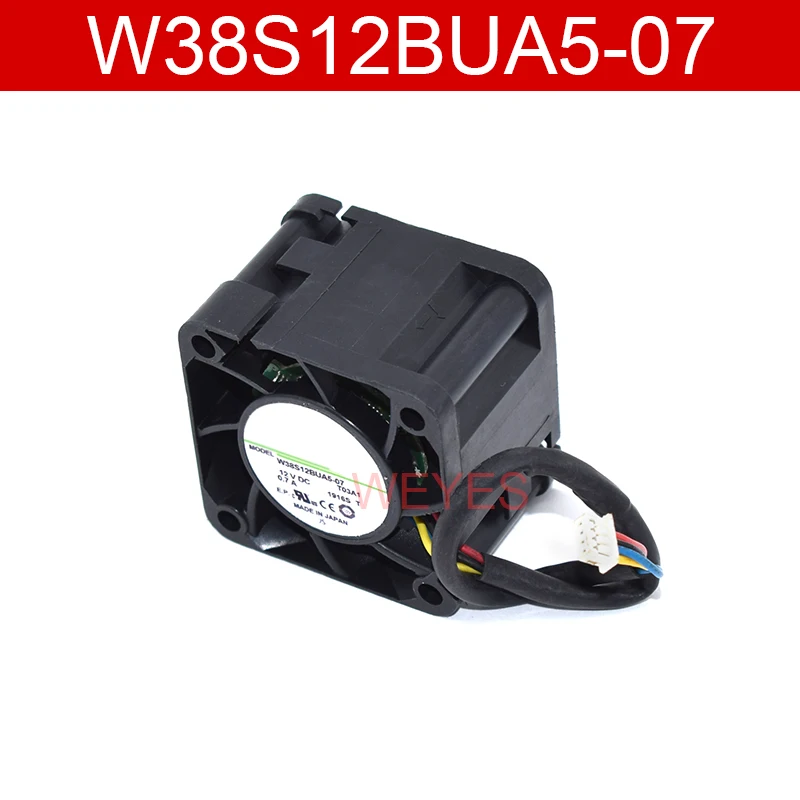 Оригинал для NIDEC W38S12BUA5-07 38*38*28 12V 0.70A 4-линейный Малогабаритный вентилятор