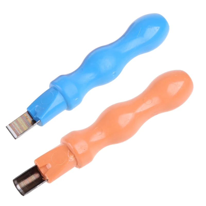

Straight/Curved Carving Knife High Speed Steel Split Neon Light Right Angle Arc Cutter Hand Manual Tool Simple Operation