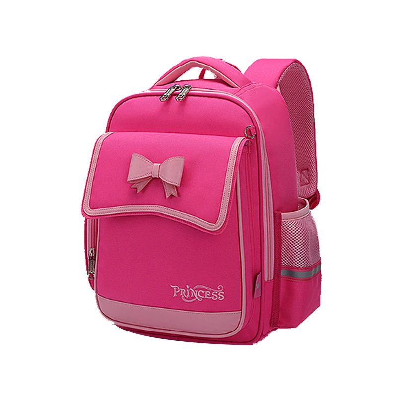 Backpack  for Elementary  School Girl Waterproof Oxford Cloth Pink Sac Enfant School Bags Kids Backpack  Girls Cute Bow Kids Bag