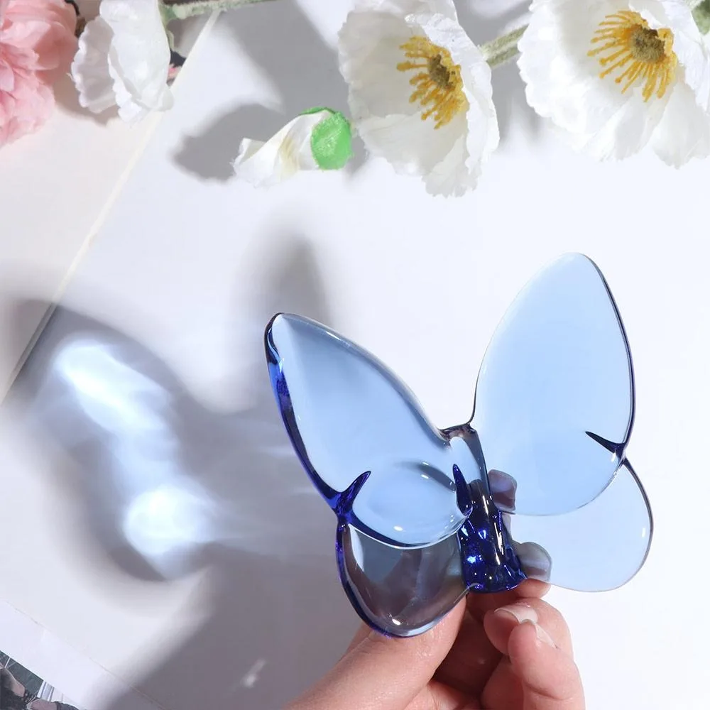 

Многоцветные хрустальные фигурки бабочек Crystal