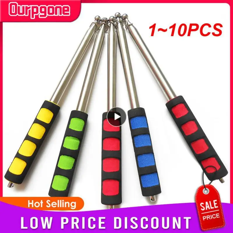 

1~10PCS Thickened Telescopic Rod Detection Hammer Hollowing Drum Hammer Sound Inspection Tool Teaching Stick Construction Tools