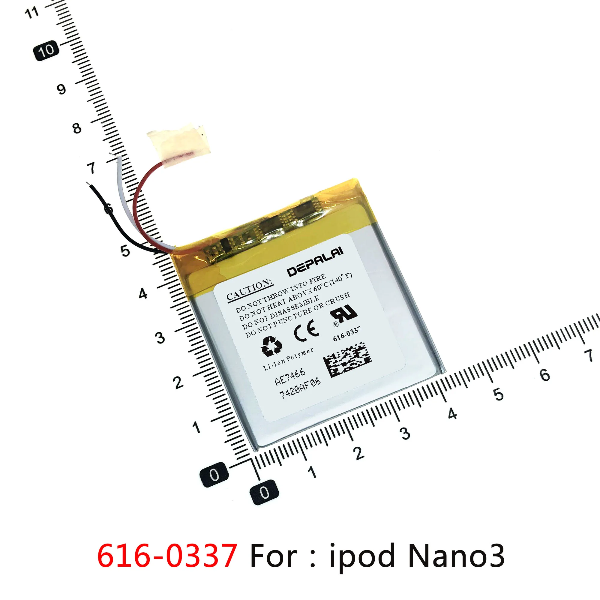 616-0282 0337 0531 0159 0223 0640 Аккумулятор для ipod 3 Touch Nano3 Nano5 Nano6 MP3 Nano4 616-0467 616-0407 Nano7 1 5 2 батареи