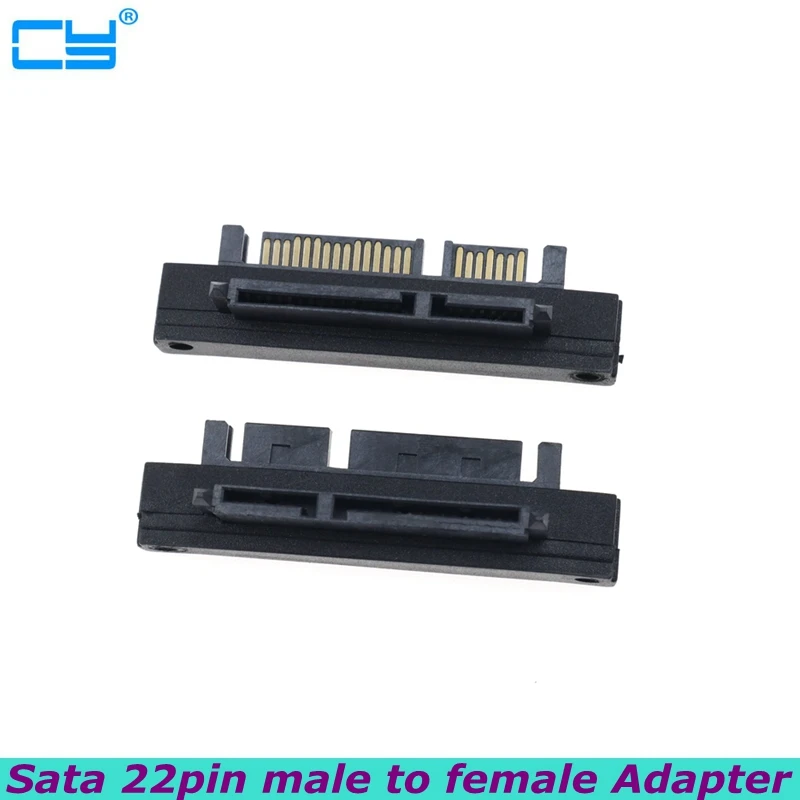

High Speed 500Mbps 90 Degree 7+15 Pin SATA 22Pin Male to Female/To SAS Port Converter Adapter for SATA HDD SSD Hard Drive
