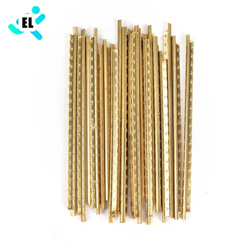 

19 Pcs Brass Classical Guitar Frets Acoustic Guitar Fret Wire Set Width 2.2 mm