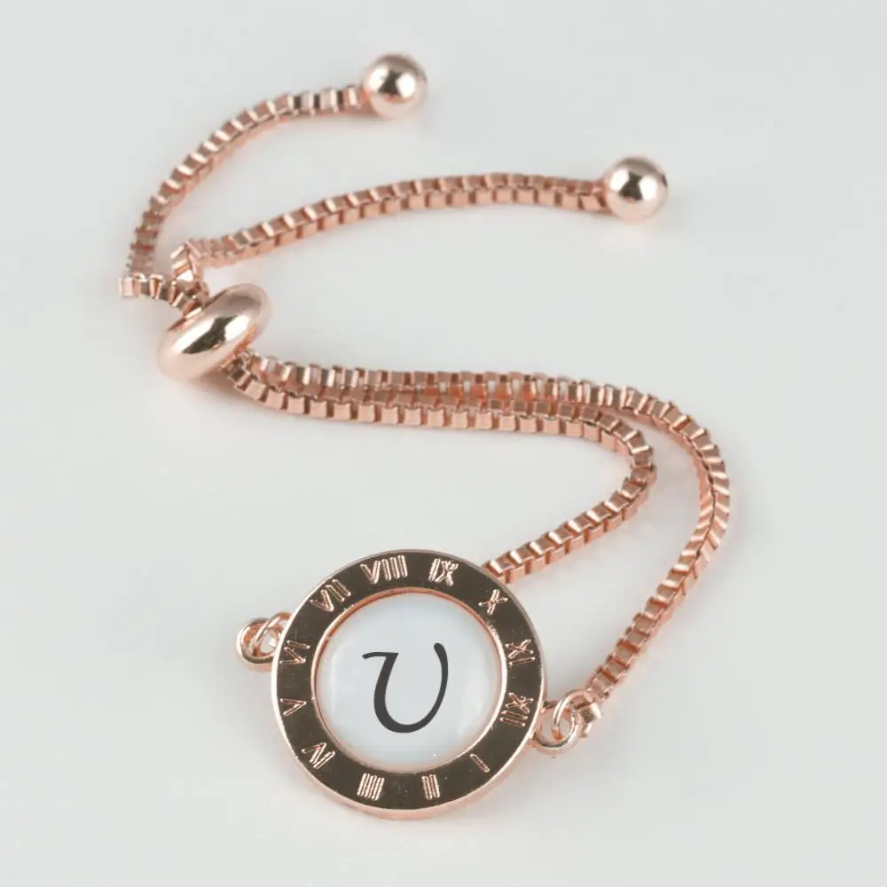 

Roz Color With Lift Letter Bracelet