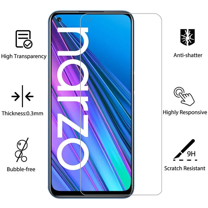 Защитное закаленное стекло для Realme Narzo 30 5g защитная пленка экрана Realmi Narzo30 6.5 Realmy