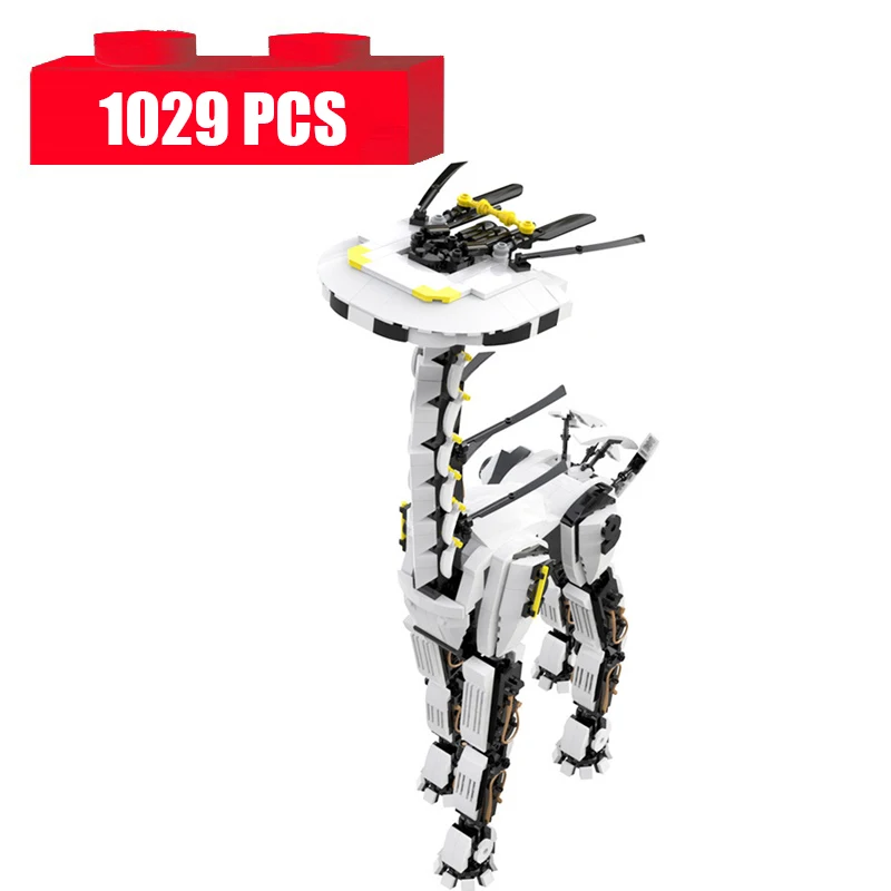

Long Necked Beast Horizon Mechanical Series Building Blocks Sets Construction Animal Model Bricks Toys for Children Gifts