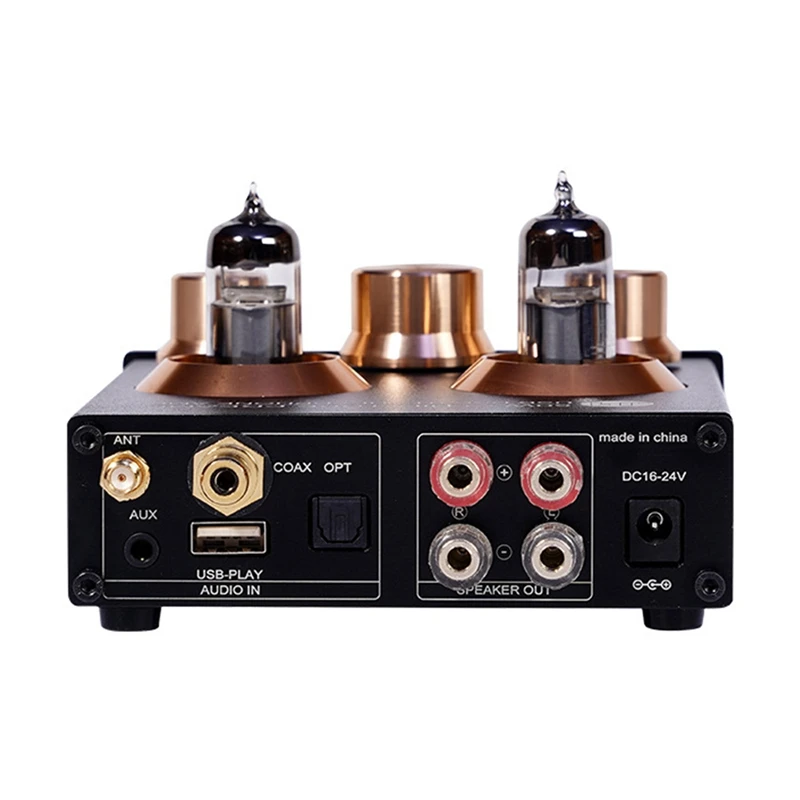

Звуковой усилитель J1 6J5, трубчатый предусилитель, коаксиальный AUX USB усилитель для наушников 50Wx2 Tpa3116 Bluetooth 5,0, трубчатый усилитель