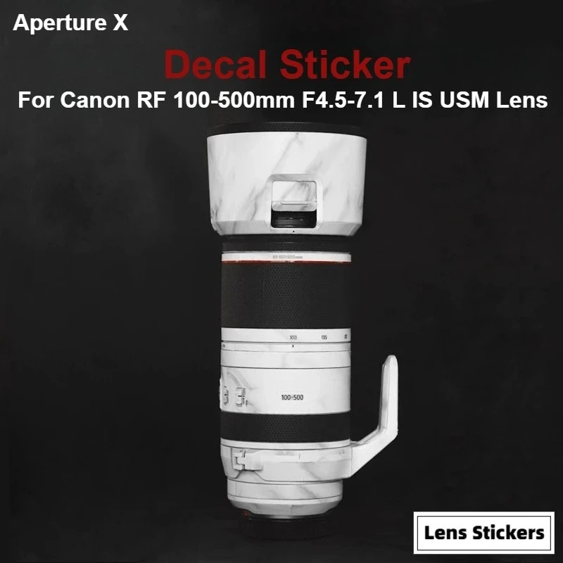 Фото Защитная пленка-наклейка для объектива Canon RF 100-500mm F4.5-7.1 L IS USM, антицарапийное покрытие, защита от царапин, RF100-500 №2