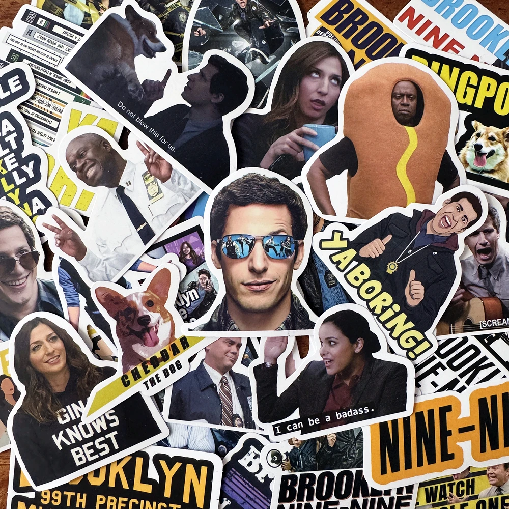 

Наклейки Brookly Nine Nine для ноутбука, скейтборда, чемодана