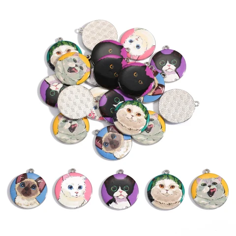 Подвески YuenZ персидский кот цинковый сплав