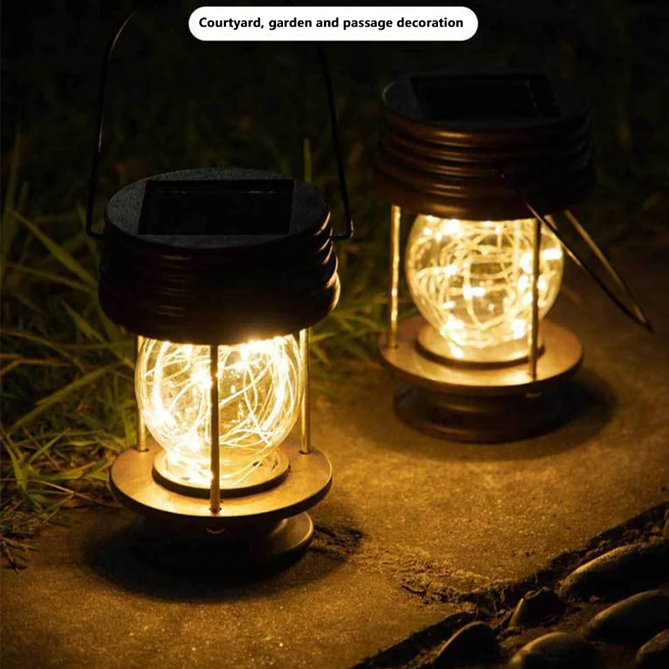 

Solar Lights Lantern Solar Yard Decorations Solar Christmas Decoration Waterproof Solar Light Garden Outdoor Hanging Decor