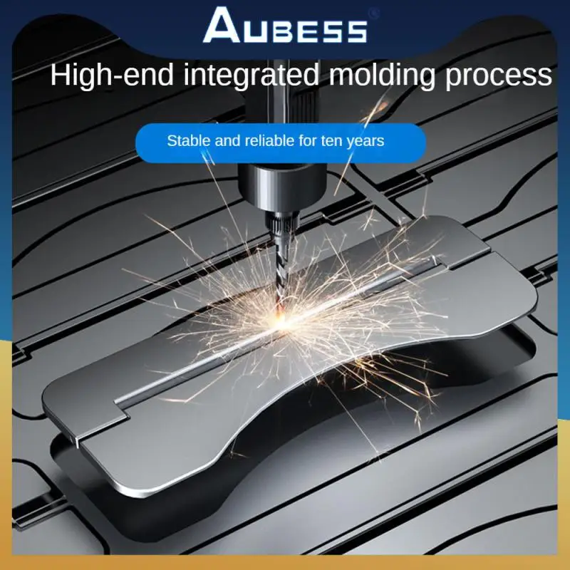 

Черное многофункциональное крепление из прочного алюминиевого сплава, Настольный кронштейн для отвода тепла, эргономичный Удобный Складной 4 мм