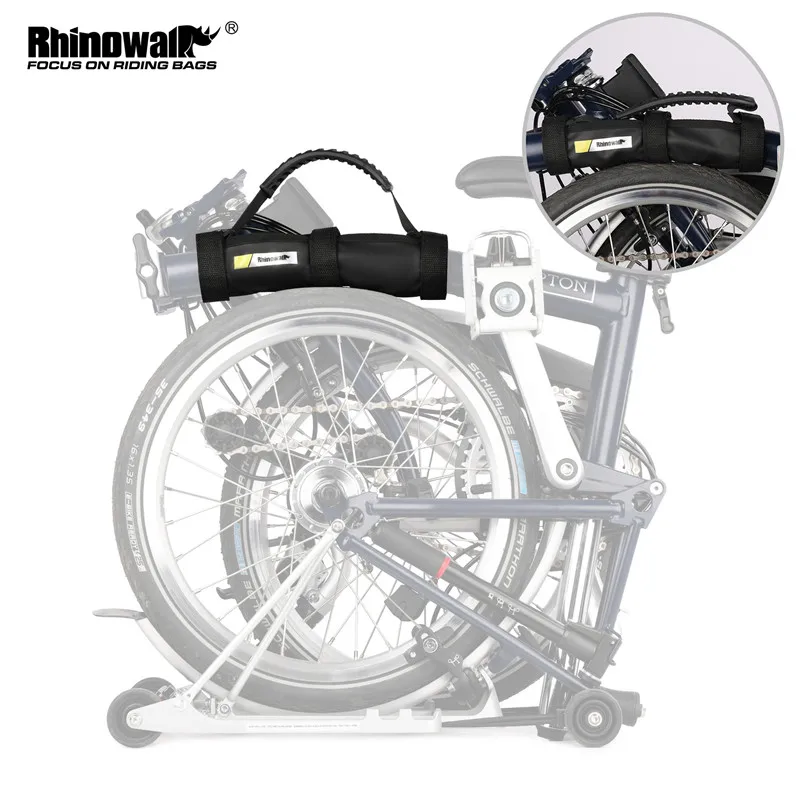 Mango de bicicleta plegable con scooter portátil para brompton, bmx, bicicleta de equilibrio, asa de transporte