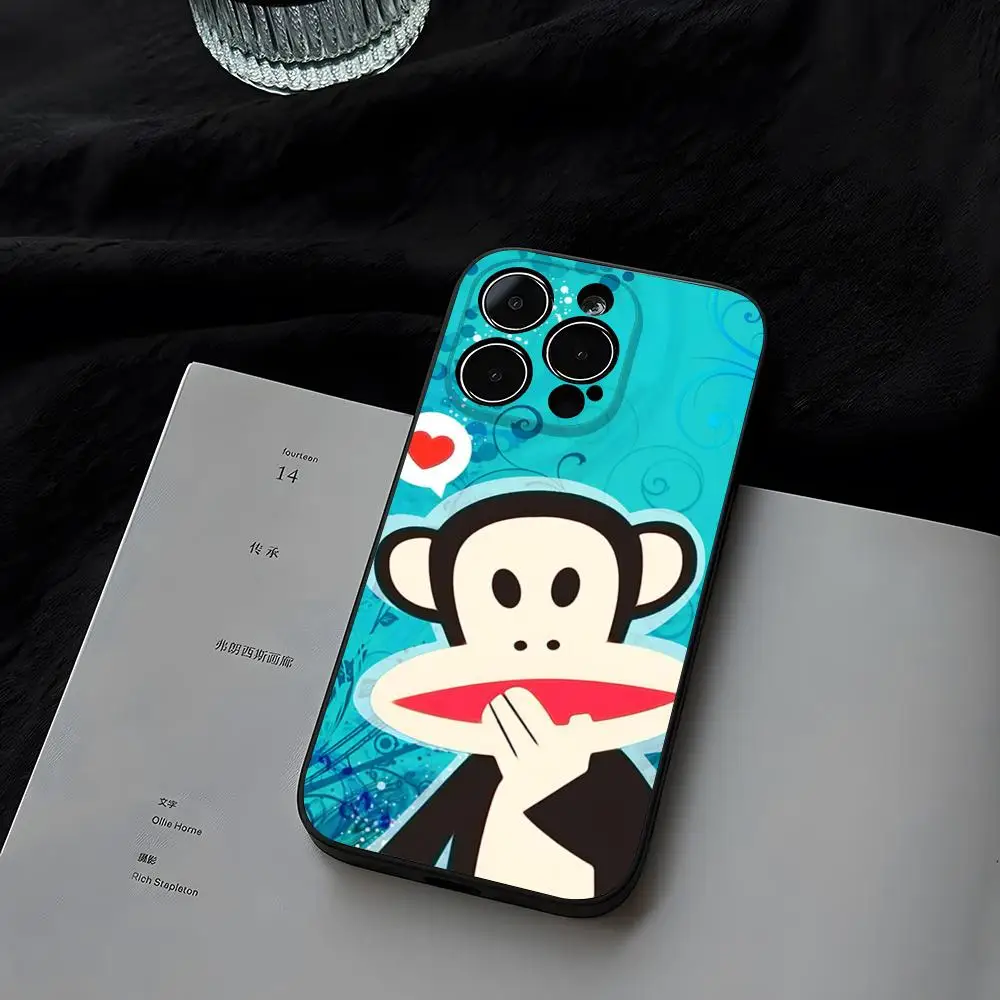 Фото Классический чехол для телефона с логотипом Paul Frank для iPhone 17, 16 Pro Max, 15, 11, 13, 14 Pro, Xs Max, Mini, Xr, X, 7 Plus №1