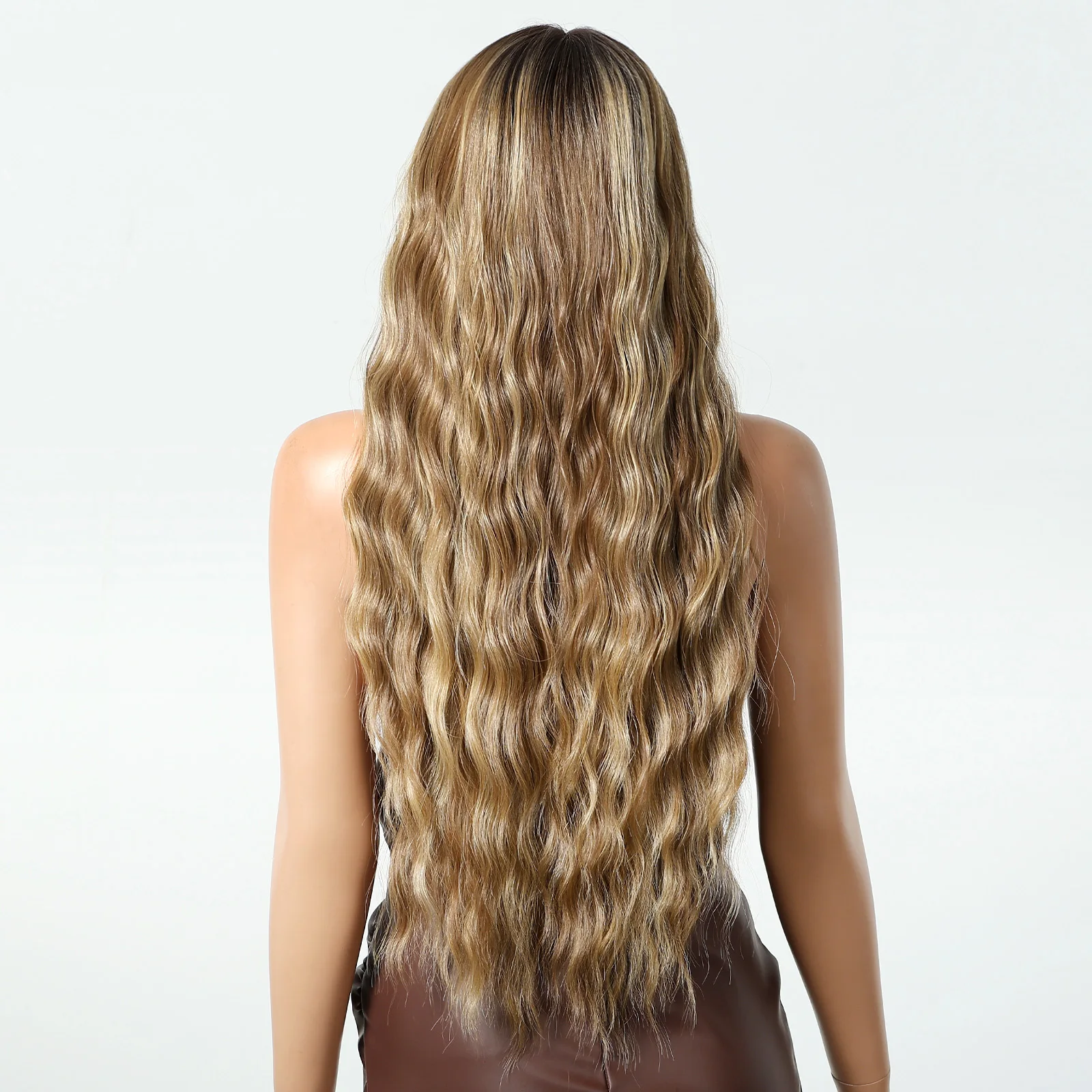 Парики CharmSource со шнуровкой спереди блонд коричневый Синтетические длинные