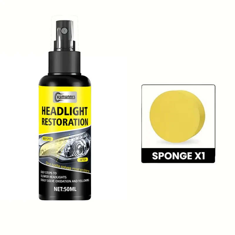 

Универсальный Набор Для Восстановления Фар Автомобиля - Высокоэффективное Полировальное Средство Для Удаления Царапин