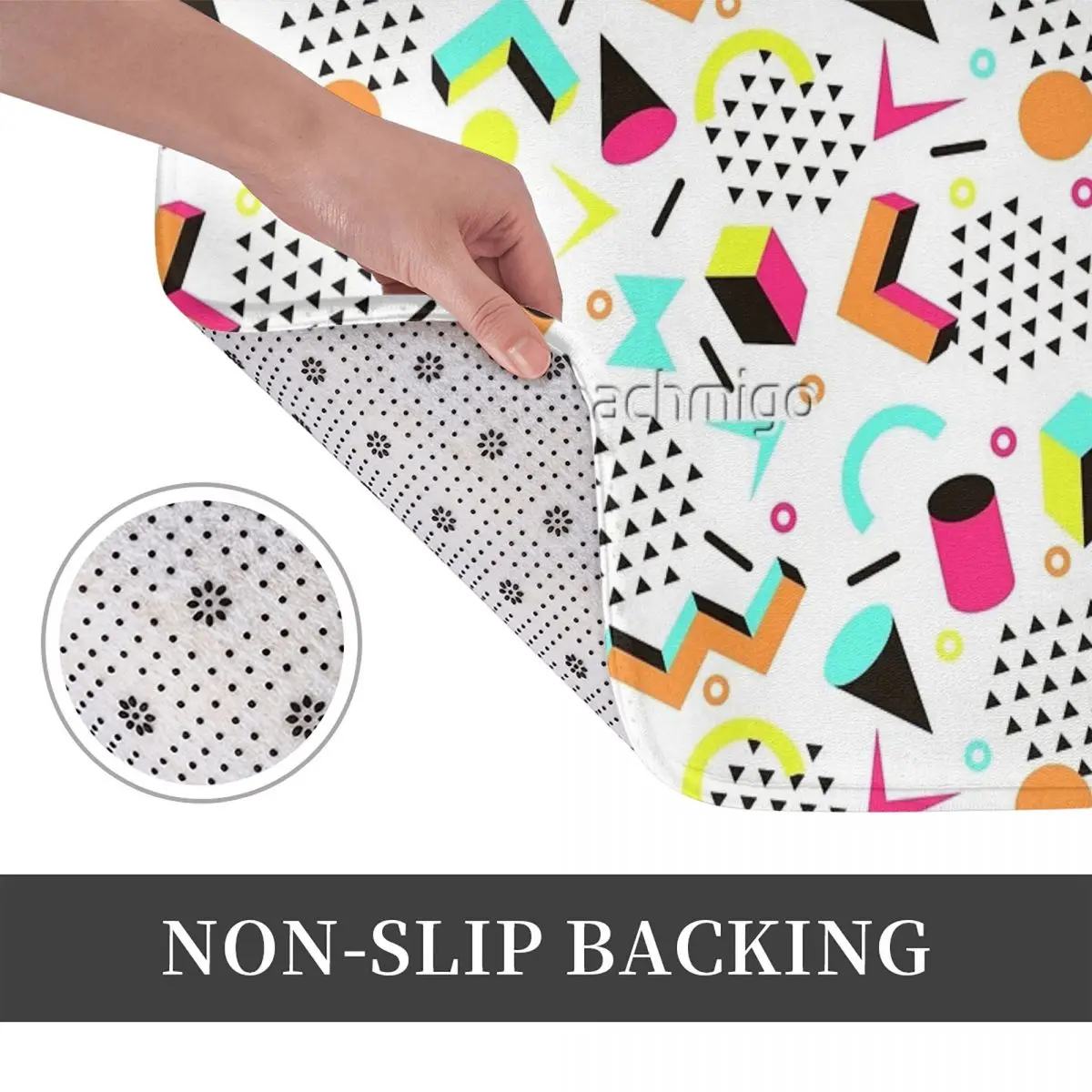 80s Rad Jamz Facecloth нескользящий напольный коврик для ванной толстые и удобные прочные