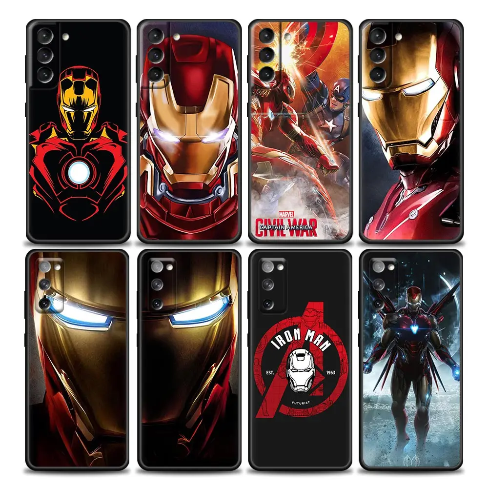 

Iron Man Marvel Ironman Case Cover For Samsung Galaxy S21 S22 S20 S 21 Ultra FE Plus S7 S8 S9 S10 Plus Lite 5G Soft TPU Cases