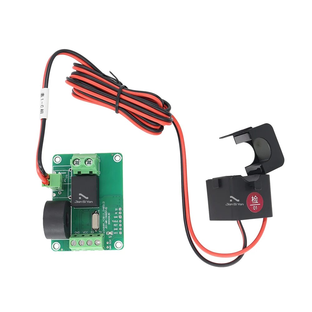 

JSY-MK-194G Однофазный двунаправленный счетчик энергии переменного тока 20 мА-50 А с связью TTL Modbus-RTU и 1 разделенным процессором CT