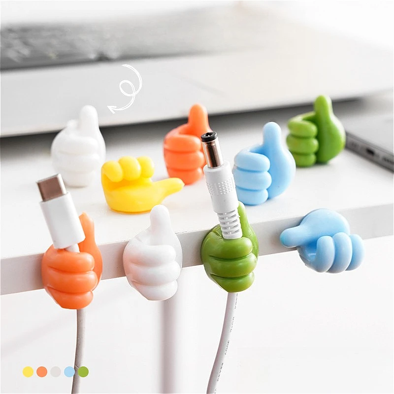 

Клейкие силиконовые крючки для кабелей