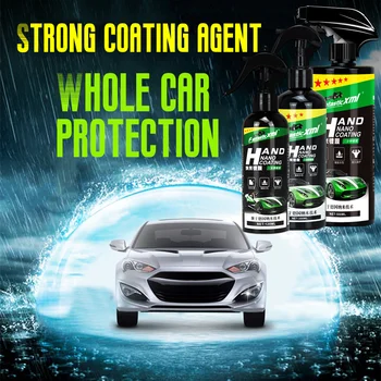 Car Paint Polish Quick Ceramic Hydrophobic Coating Waterless Wash Spray Paint Sealant 3 In 1Auto Liquid Wax Detail Protection