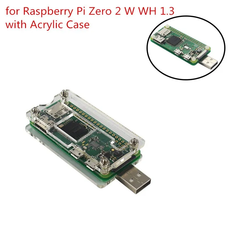 

Raspberry Pi Zero USB адаптер USB BadUSB Плата расширения для Raspberry Pi Zero и Zero W WH 1,3 с акриловым чехлом