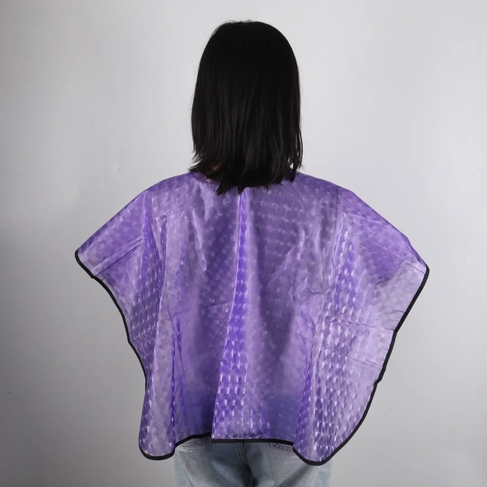 

1PC Professional TPU Hairdressing Cape Waterproof Hair Coloring Wraps Barber Shoulder Pads Hair Dyeing Haircut Apron For Salon