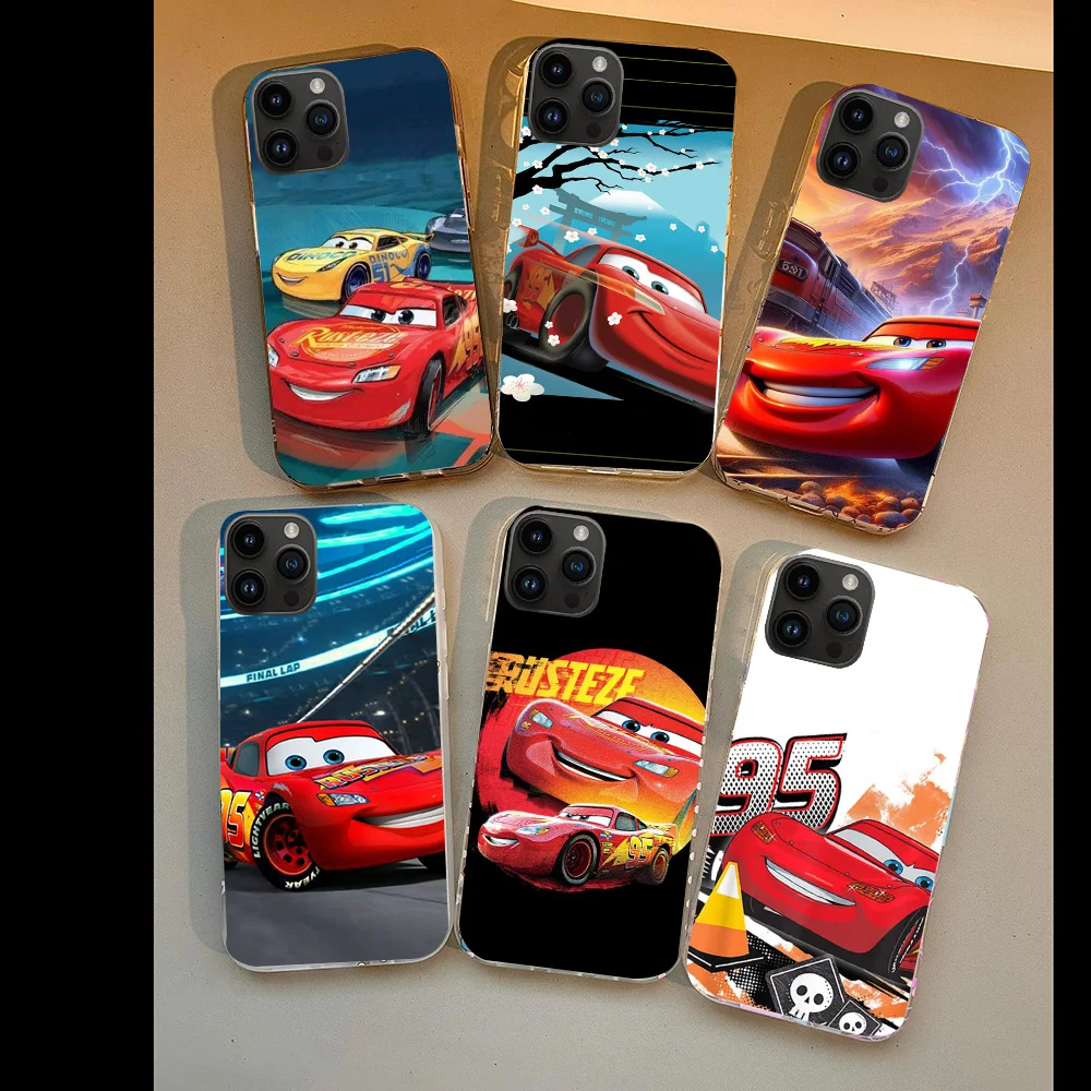 Прозрачный силиконовый чехол WD-14 Lightning McQueen для LG K42 50 52 62 71 G8 V40 60 G52 61 92 X4 VELVET Stylo6 THINQ5