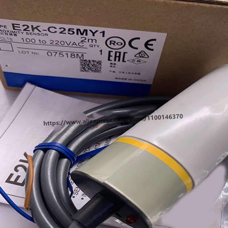 3Pcs New Proximity Switch E2K-C25MF1 E2K-C25MY1 E2K-C25ME1 E2K-C25ME2 | Sensors & Switches