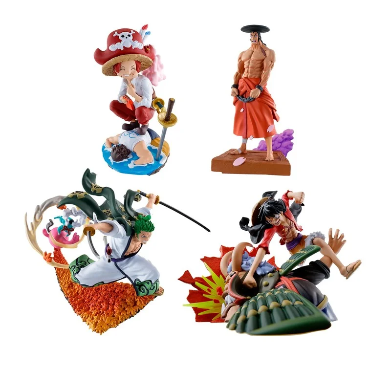 

100% Original MegaHouse PETITRAMA ONE PIECE LOGBOX RE BIRTH Anime Figure Model Collecile Action Toys Gifts