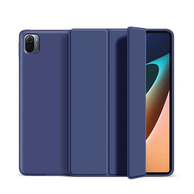 

For Xiaomi Mi Pad 4 8.0 10.1 Case Ultra Thin Stand Silicone Soft Smart Cover for Xiaomi Mipad 5 5G Pro 11 Tablet Case +FilmPen