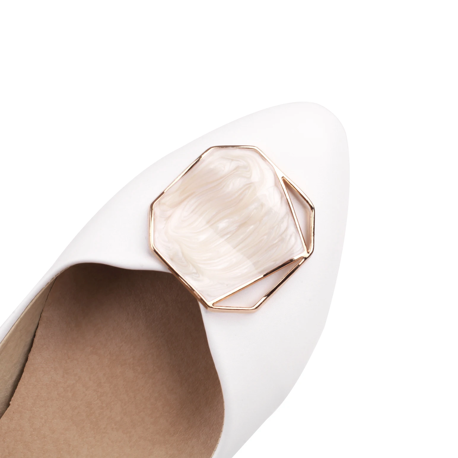 Concise Women Flats Shoes 2023 Elegant New Leather Big Size 45 46 47 48 Crystal Decorate Black White Slip on Zapatos Mujer