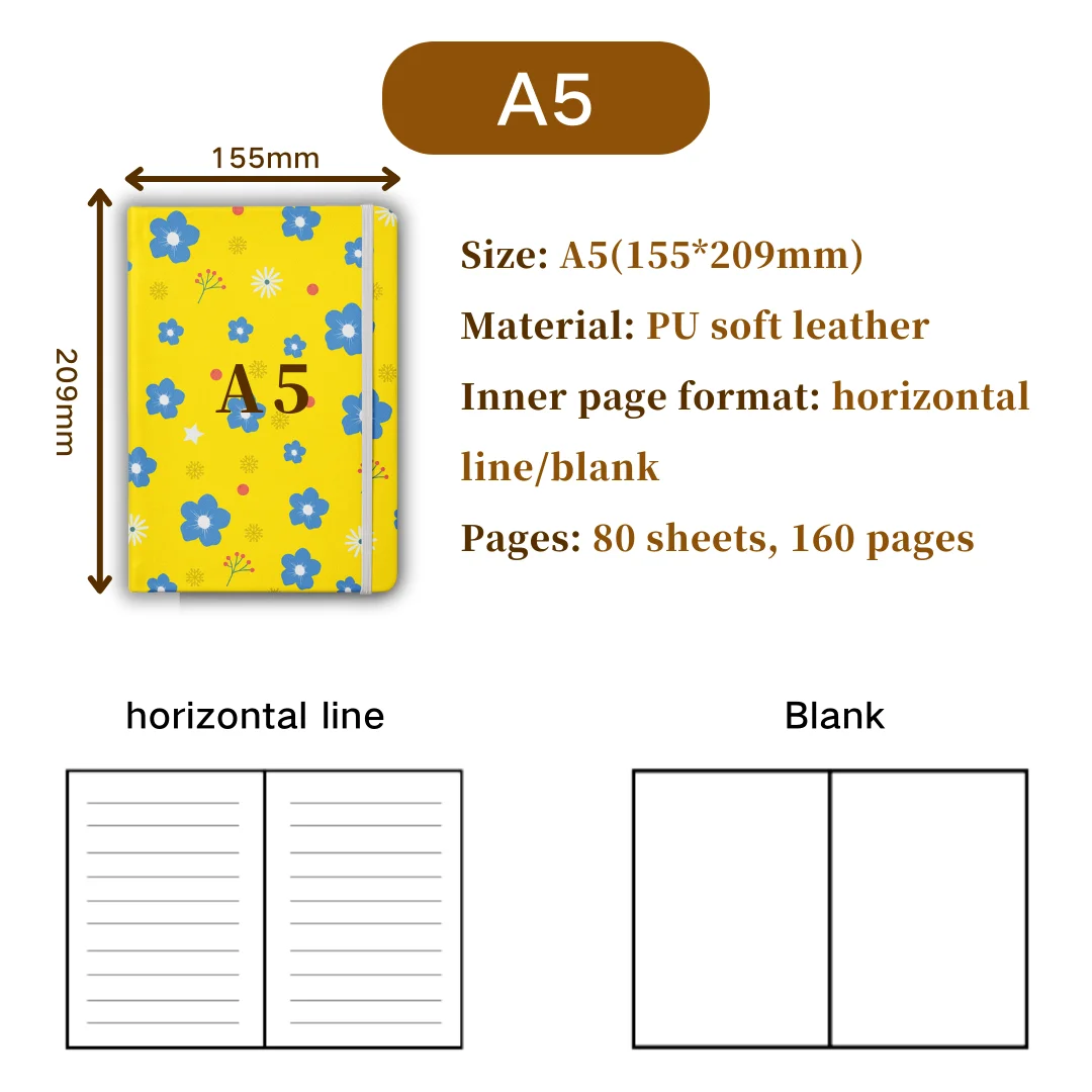 

Блокнот «сделай сам», индивидуальный материал, мягкая кожа, чехол из искусственной кожи A5, изображение, цветной принт, ручной блокнот, корпоративный подарок, настройка