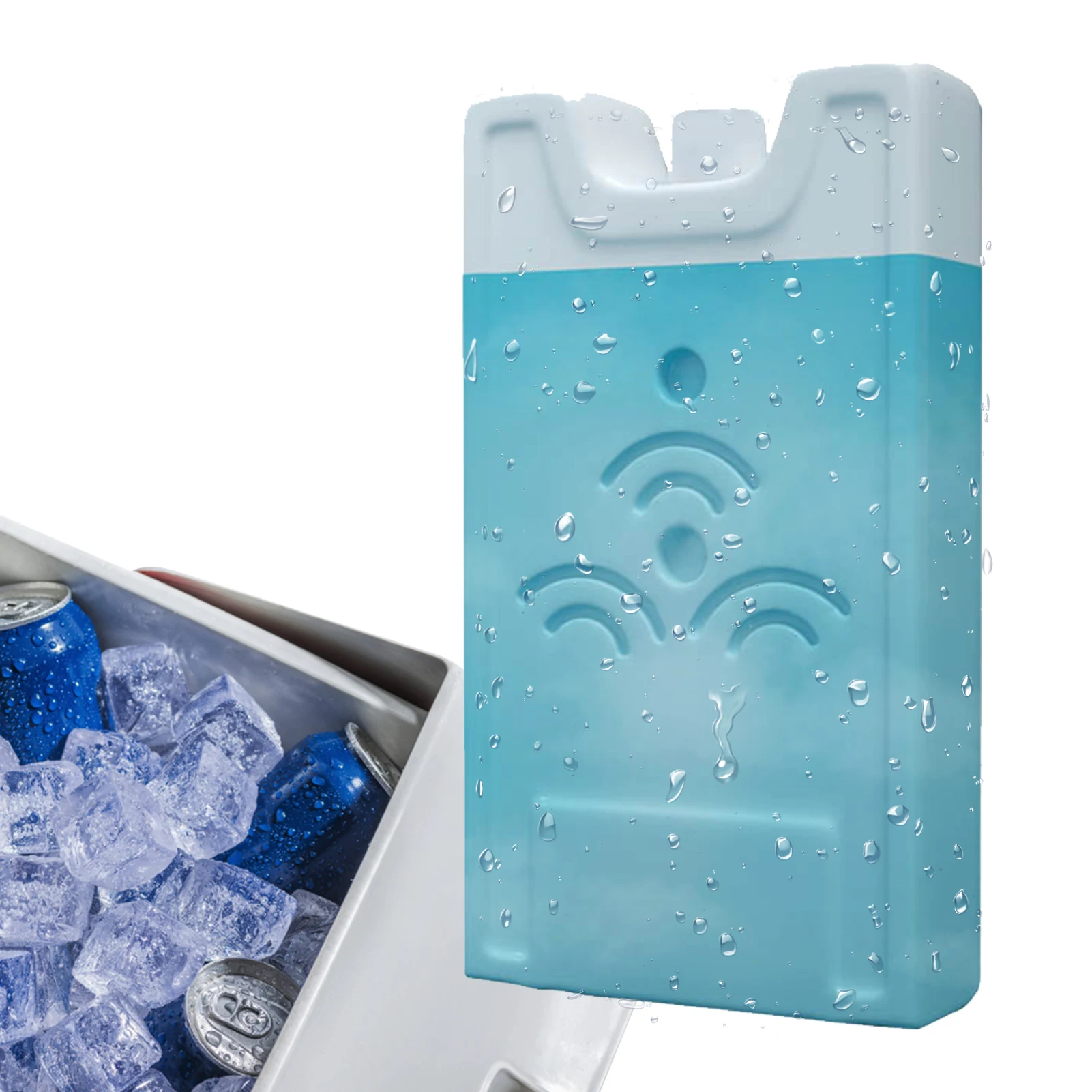 

Reusable Ice Packs For Coolers Fresh Slim Compact Reusable Ice Pack Cool Pack Long-Lasting Ice Packs For Lunch Bags And Coolers