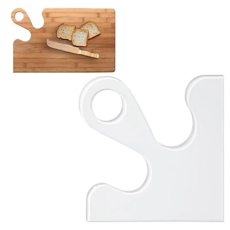 

Акриловый шаблон для резки, большой трафарет из колбасной доски, ручной шаблон, фотошаблон, Круглый трафарет для кухни