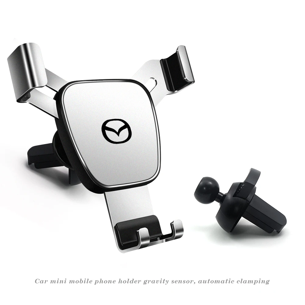 

Air Outlet Car Mobile Phone Metal Bracket 360 Rotatable Universal Suitable For Mazda 2 3 6 CX-5 CX-6 CX5 CX3 CX-3 Axela Atenza