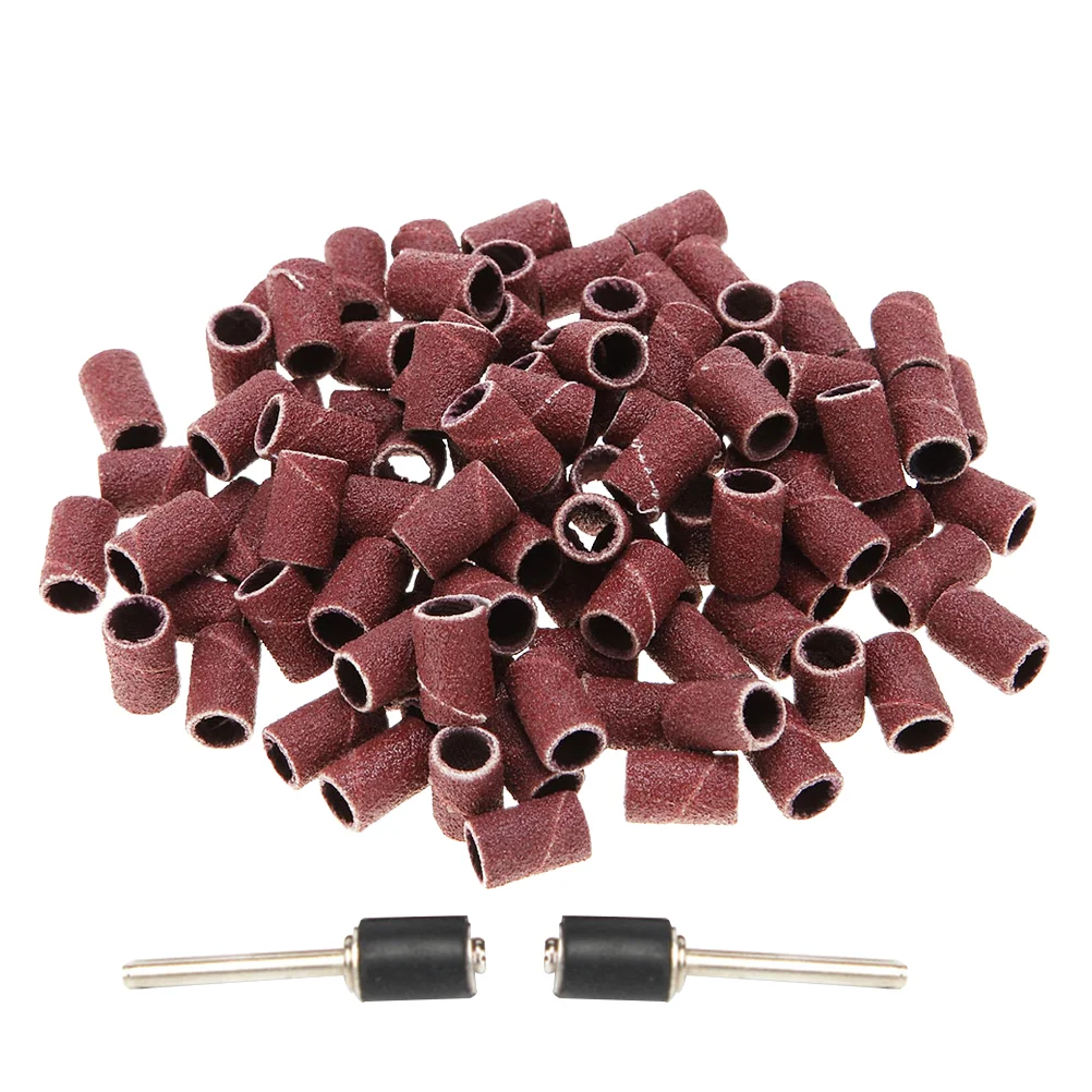 

102 Pcs/Set Burnish Tool Polishing Sand Ring Emery Cloth Circle Metal Sandpaper