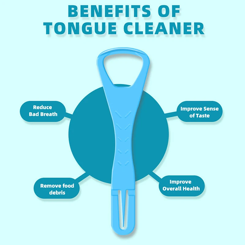 Скребок для языка взрослых одноразовый инструмент чистки пластиковый скребок