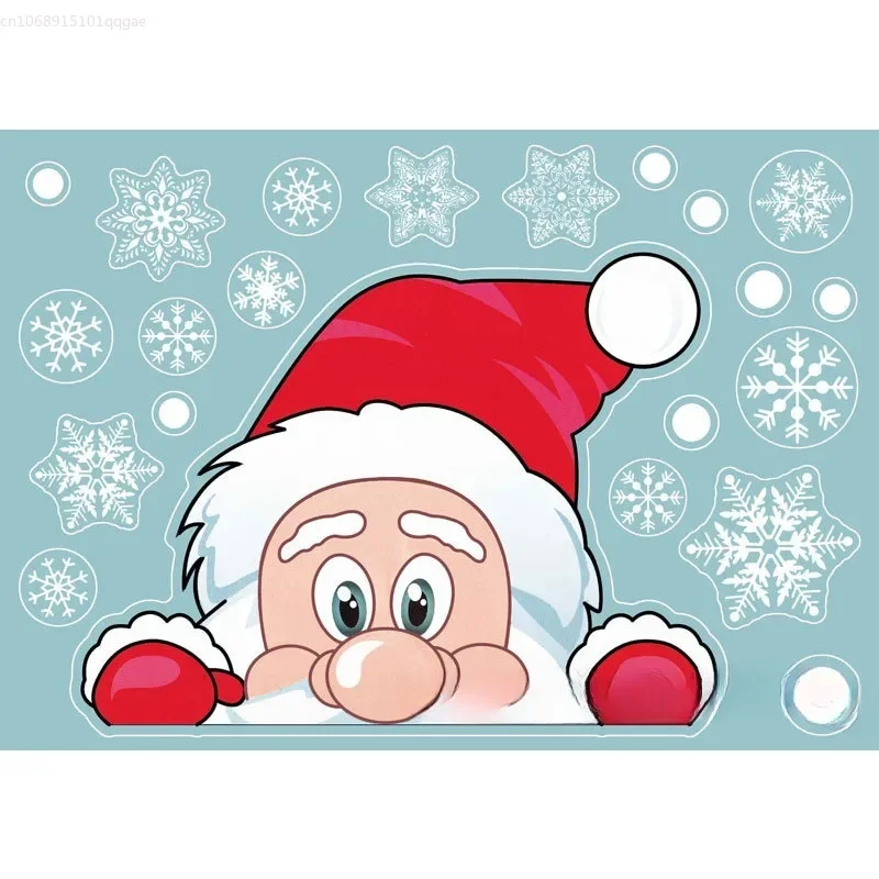 Электростатическая наклейка MOONBIFFY Рождественская снежинка