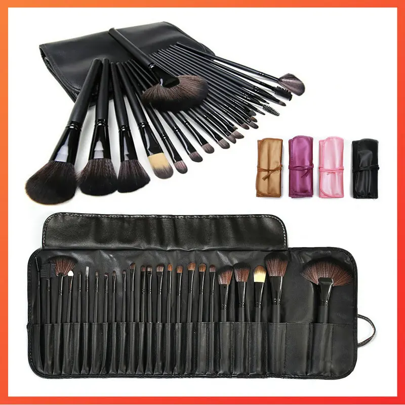

Gift Bag Of 24 pcs Makeup Brush Sets Professional Cosmetics Brushes Eyebrow Powder Foundation Shadows PinceauX Make Up Tools