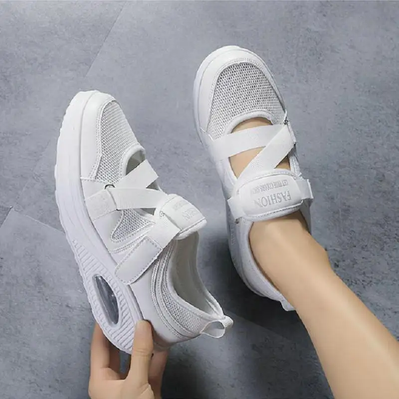 New Women Flats 2023 Summer Ladies Fashion Mesh Flat Shoes Women Soft Breathable Sneakers Women Casual Shoes Zapatos De Mujer