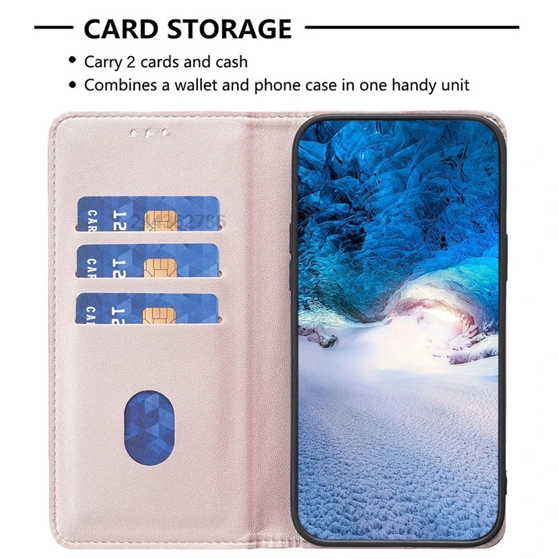 Кожаный чехол-бумажник с откидной крышкой для Samsung Galaxy A05s GalaxyA05s SM-A057F A057M 2023