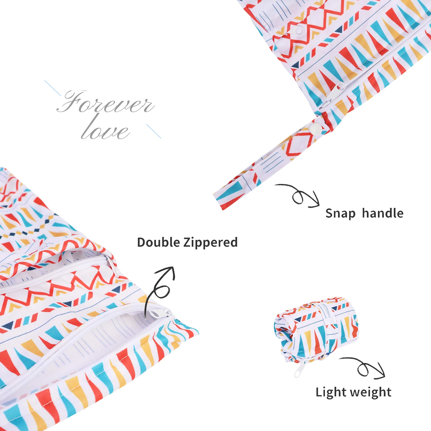 Alvababy Многоразовая Сумка Для Подгузников Влажной И Сухой Уборки - Моющаяся