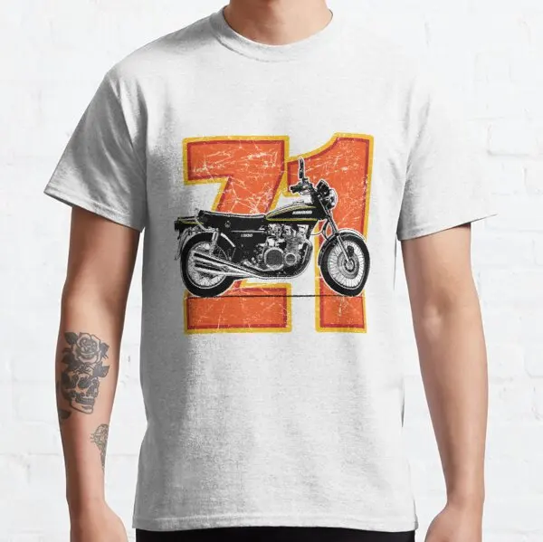 

Kawasaki Z1 The widow maker t shirt for AC Suzuki KTM Haojue Boxer Bakker Kawasaki